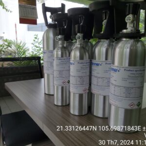 Khí Chuẩn 150ppm CO, 12,5% O2, 2,5% CO2