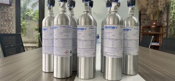 Khí Chuẩn 900ppm SO2 350ppm CO 450ppm NO